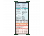 WhiteCoat Clipboard® Trifold - Green Medical Edition